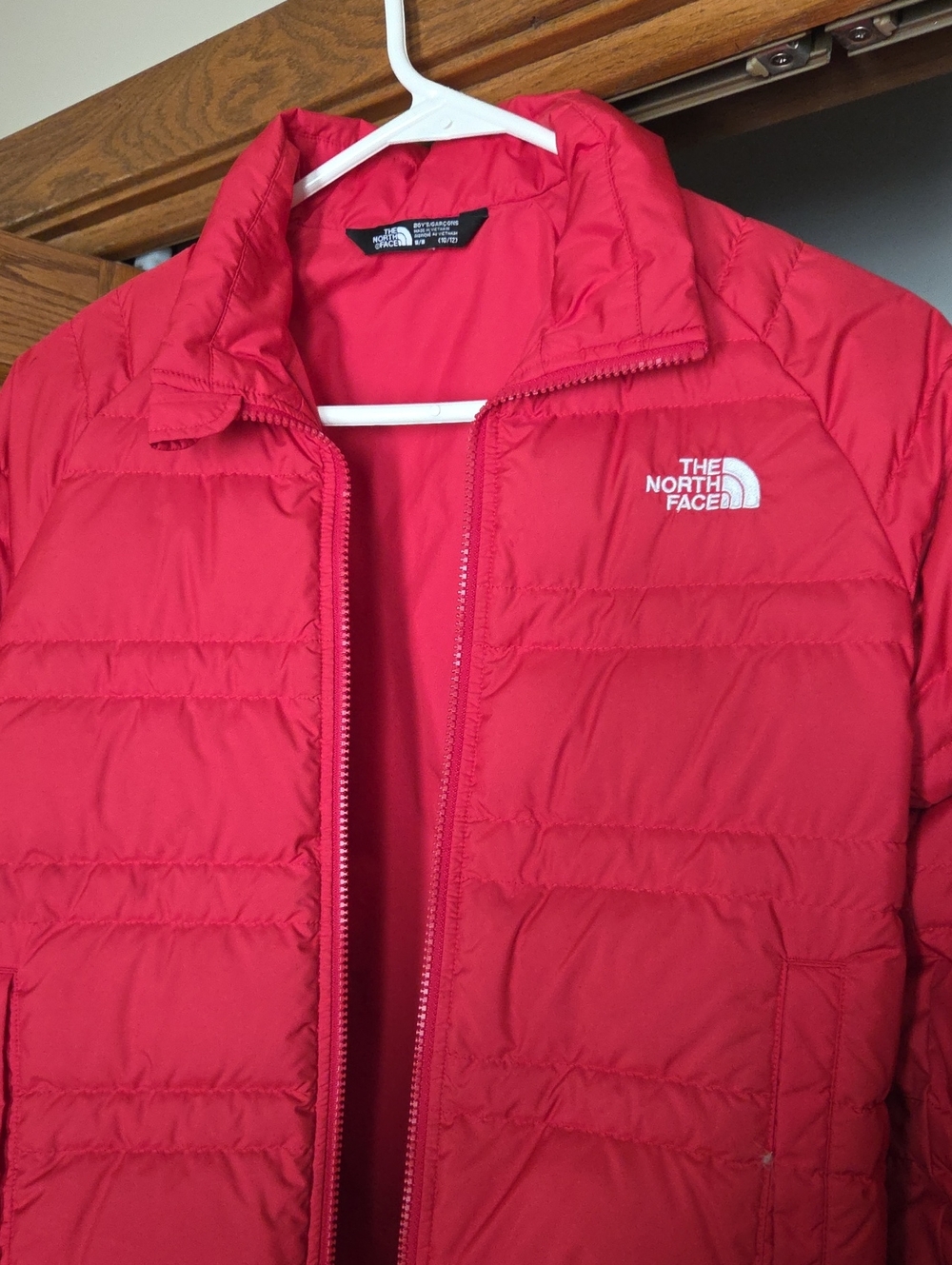 The North Face Red Puffer Jacket